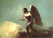 Odilon Redon The Winged Man or the Fallen Angel oil on canvas